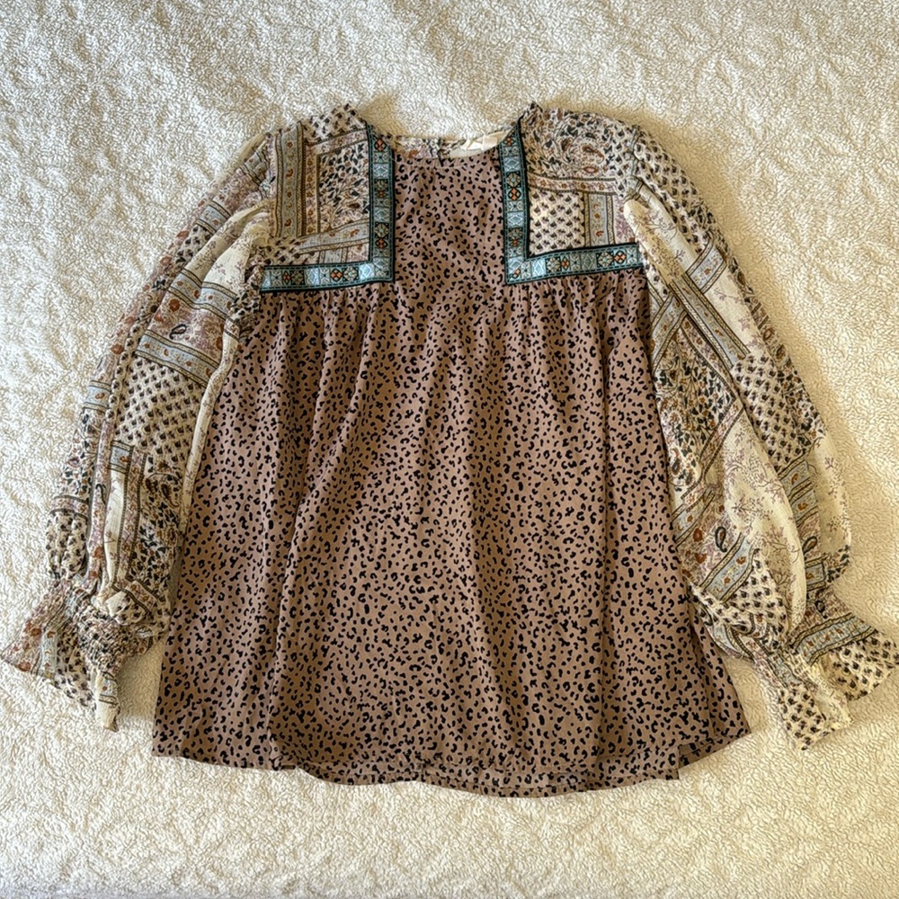 Entro Flowy Blouse SZ Small